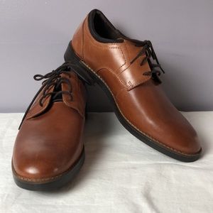Rockport Trutech Men’s Oxford Shoes Sz 9.5 Brown Leather